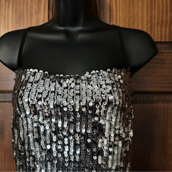 NWT! H&M Sequin Lace Up Back Dress Size XXL - Picture 5 of 5